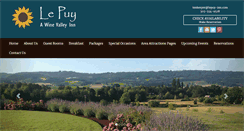 Desktop Screenshot of lepuy-inn.com